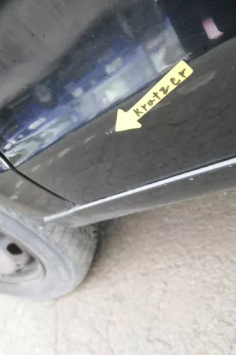 VW Polo 9N 9N3 Tür vorne links Fahrertür 2/3-Türer schwarz L041 ohneAnbautei (164331)