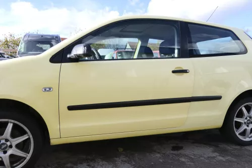 VW Polo 9N 9N3 Tür vorne links Fahrertür 2/3-Türer gelb LD1B ohneAnbautei