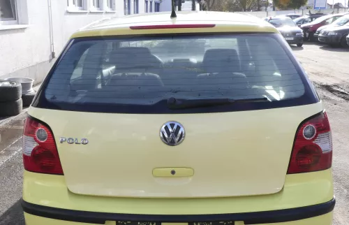 VW Polo 9N3 9N Heckklappe Kofferraumklappe Klappe gelb LD1B ohne Anbauteile (164346)