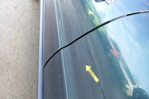 Audi A4 B5 Tür Türblatt hinten links grün LZ6U Kombi Limo (164423)