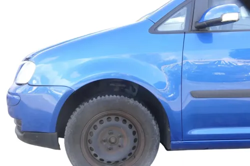 VW Touran 1T Kotflügel vorne links blau LA5X ca.2003-2006