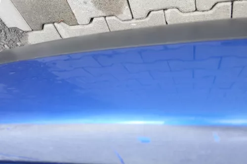 VW Touran 1T Stoßstange hinten Heckstoßstange Stoßfänger blau LA5X (164458)