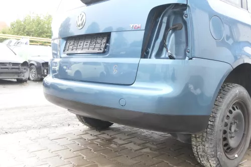 VW Touran 1T Stoßstange hinten Heckstoßstange Stoßfänger blau grün LC5Q (164475)