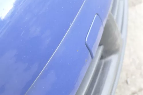 VW Touran 1T Stoßstange vorne Frontstoßstange Stoßfänger blau LL5M (164482)