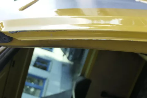 VW Caddy 3 2k Beifahrertür Tür hinten links gelb Post L132 Schiebetür (164543)
