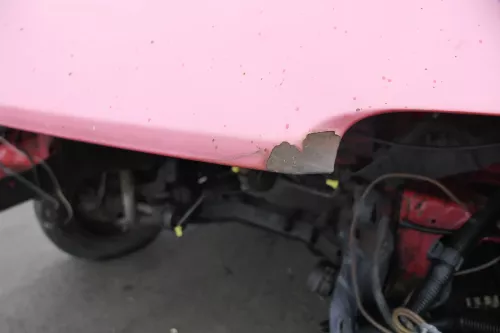 VW T4 Transporter Pritsche Motorhaube Haube Klappe vorne rot Kurze AC0 (164663)