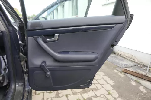 Audi A4 8E B6 Türverkleidung Verkleidung Tür hinten rechts blau maritimblau (164740)