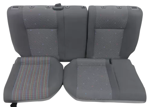 VW Polo 9N 9N3 Sitz Rückbank Sitzfläche Sitze 3 Punkt Gurt hinten (164831)