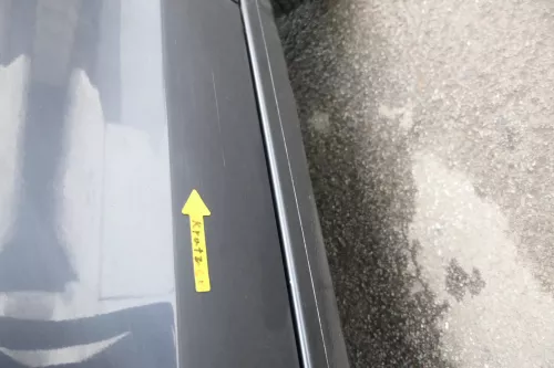 VW Polo 9N 9N3 Tür vorne rechts Beifahrertür 2/3-Türer grau LC7V ohneAnbautei (164837)