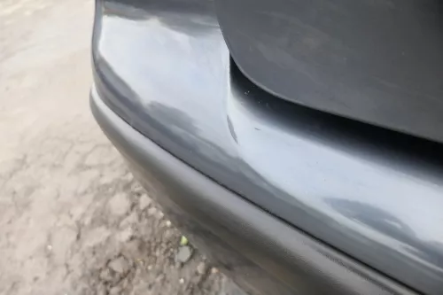 VW Polo 9N 9N3 Stoßstange Heckstoßstange hinten grau LC7V (164840)