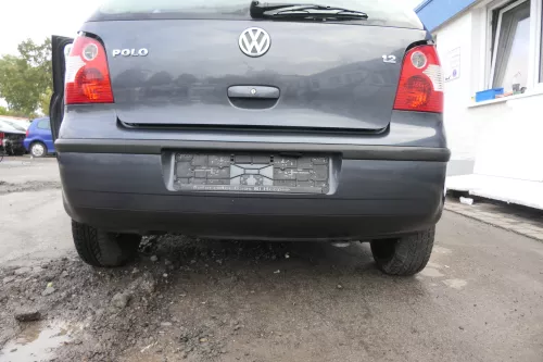 VW Polo 9N 9N3 Stoßstange Heckstoßstange hinten grau LC7V (164840)