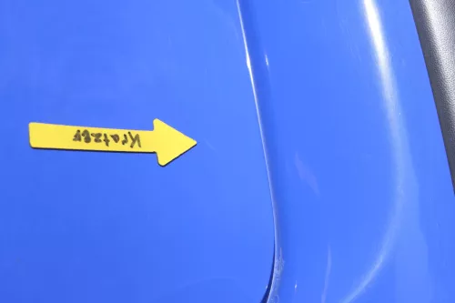 VW Polo 9N3 9N Heckklappe Kofferraumklappe Klappe blau LA5F- ohne Anbauteile (164850)