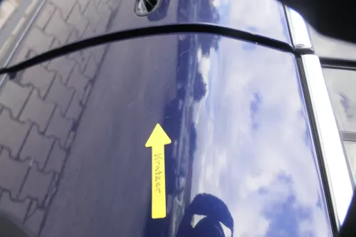 VW Passat 3B 3BG Kombi Variant Tür hinten links blau LB5N ohneAnbauteile (164955)