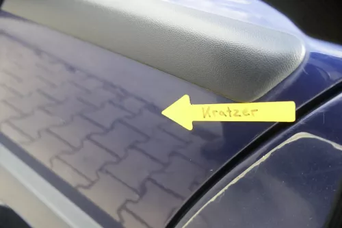 VW Passat 3B 3BG Kombi Variant Tür hinten links blau LB5N ohneAnbauteile (164955)