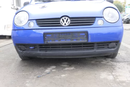 VW Lupo 6x Stoßstange vorne Frontstoßstange Stoßfänger blau LW5Z - MÄNGEL (164978)