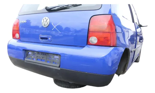 VW Lupo Stoßstange hinten Heckstoßstange Stoßfänger blau LW5Z (164982)