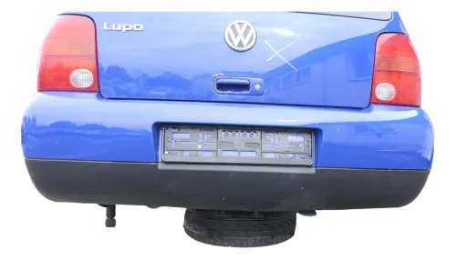 VW Lupo Stoßstange hinten Heckstoßstange Stoßfänger blau LW5Z