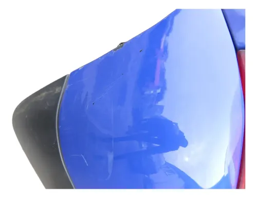 VW Lupo Stoßstange hinten Heckstoßstange Stoßfänger blau LW5Z (164982)