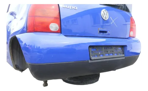 VW Lupo Stoßstange hinten Heckstoßstange Stoßfänger blau LW5Z (164982)