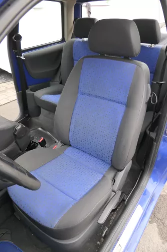 Seat Arosa Lupo Sitz vorne links Fahrersitz Höhenverstellung blau schwarz (164986)