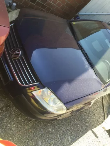 VW Passat 3BG Motorhaube Klappe vorne vorn Haube blau LB5N indigoblau