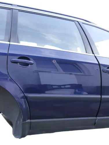 VW Passat 3B 3BG 3B6 Kombi Avant Tür hinten rechts mit Scheibe blau LB5N