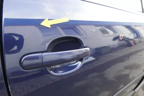 VW Passat 3B 3BG 3B6 Kombi Avant Tür hinten rechts mit Scheibe blau LB5N (164995)