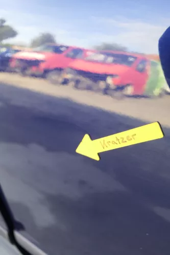 VW Passat 3B 3BG Kombi Variant Tür hinten links blau LB5N ohneAnbauteile (164998)