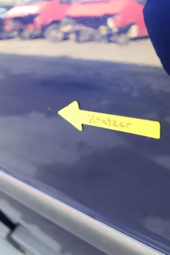 VW Passat 3B 3BG Kombi Variant Tür hinten links blau LB5N ohneAnbauteile (164998)