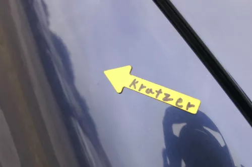 Audi A6 4B Kotflügel vorne links blau LZ5T (bis ca.Mitte 2001passend) - ROST (165069)