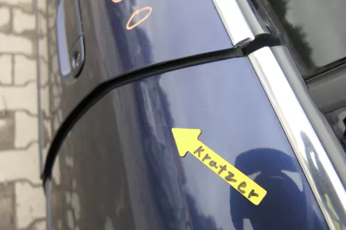 Audi A6 4B C5 Tür Türblatt hinten links blau LZ5T nur Türblatt (165071)