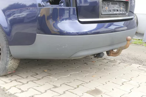 Audi A6 4B Limousine Stoßstange hinten Heckstoßstange Stoßfänger blau LZ5T (165074)