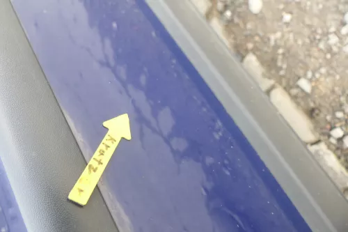 VW Passat 3B 3BG Kombi + Limo Tür vorne rechts Beifahrertür blau LB5N indigoblau (165109)