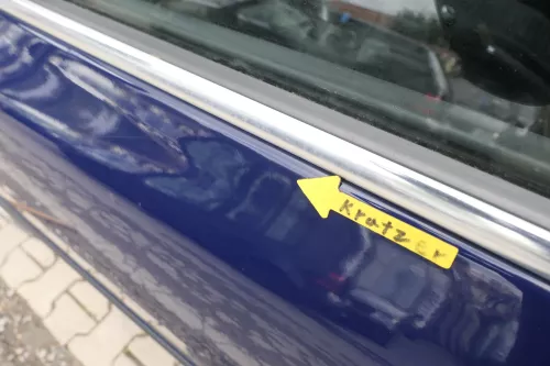 VW Passat 3B 3BG 3B6 Kombi + Limo Tür vorne links Fahrertür blau LB5N ohneAnbaut (165110)