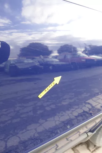 VW Passat 3B 3BG Kombi Variant Tür hinten links blau LB5N ohneAnbauteile (165111)