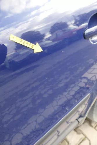 VW Passat 3B 3BG Kombi Variant Tür hinten links blau LB5N ohneAnbauteile (165111)