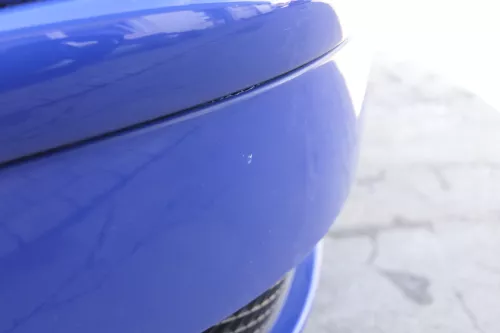 VW Polo 6N2 Stoßstange vorne Frontstoßstange Stoßfänger blau LA5C +Grill  (165128)