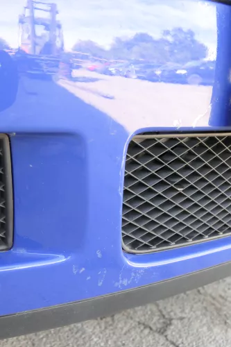 VW Polo 6N2 Stoßstange vorne Frontstoßstange Stoßfänger blau LA5C +Grill  (165128)