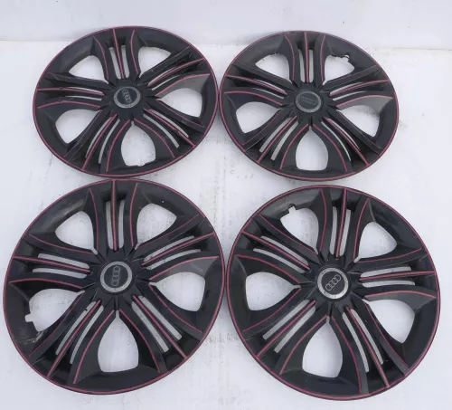 4 Stück Audi A4 B5 A3 Radzierkappe Radkappe 15 Zoll Nachbau Fun