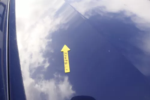 VW Passat 3BG Motorhaube Klappe vorne vorn Haube blau LA5E (165227)