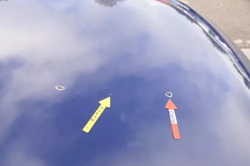 VW Passat 3BG Motorhaube Klappe vorne vorn Haube blau LA5E (165227)