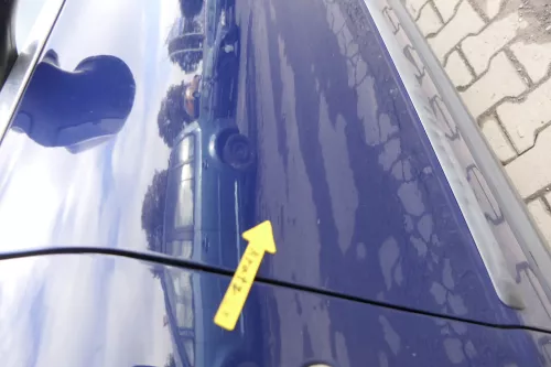 Passat 3B 3BG 3B6 Kombi + Limo Tür vorne links Fahrertür blau LA5E ohneAnbaut (165232)