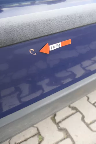 Passat 3B 3BG 3B6 Kombi + Limo Tür vorne links Fahrertür blau LA5E ohneAnbaut (165232)