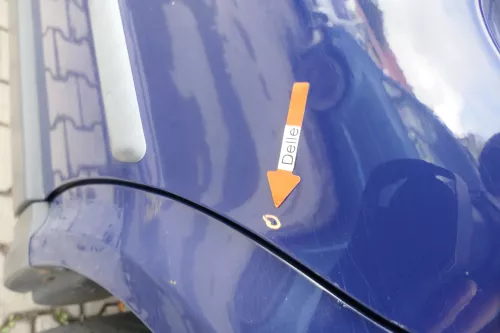 VW Passat 3B 3BG Limousine Tür hinten links blau LA5E - ohne ANbauteile (165233)