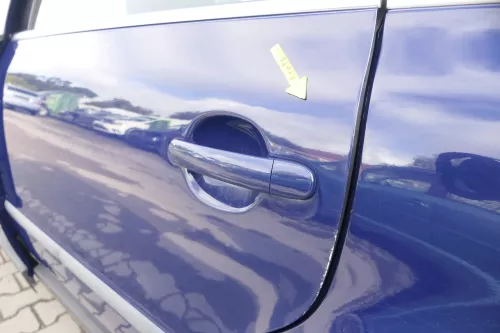 VW Passat 3B 3BG Limousine Tür hinten links blau LA5E - ohne ANbauteile (165233)