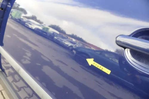 VW Passat 3B 3BG Limousine Tür hinten links blau LA5E - ohne ANbauteile (165233)