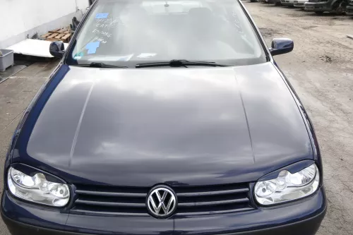 VW Golf 4 Motorhaube Haube Klappe vorne blau LA5G (165250)