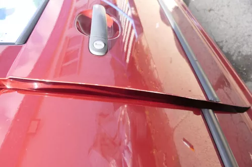 VW Golf 4 Tür vorne rechts Beifahrertür 2/3-Türer braun rot LC3K ohnAnbauteile (165273)