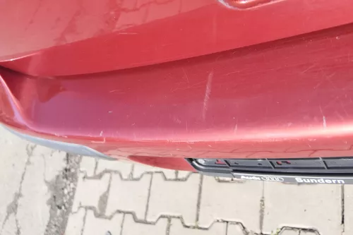 VW Golf 4 Limousine Stoßstange hinten Heckstoßstange Stoßfänger rot braun LC3K (165276)
