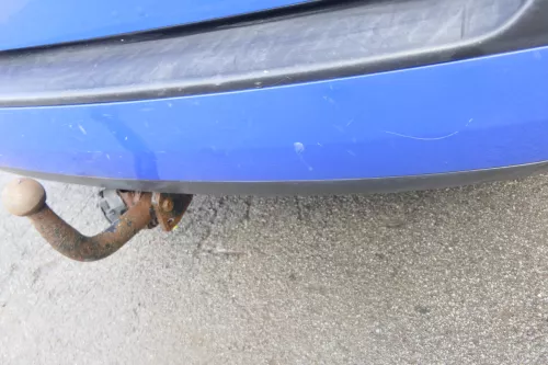 VW Golf 4 Kombi Avant Stoßstange hinten Heckstoßstange Stoßfänger blau LW5Z (165386)